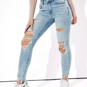AE Ne(x)t Level Ripped High-Waisted Jegging Crop